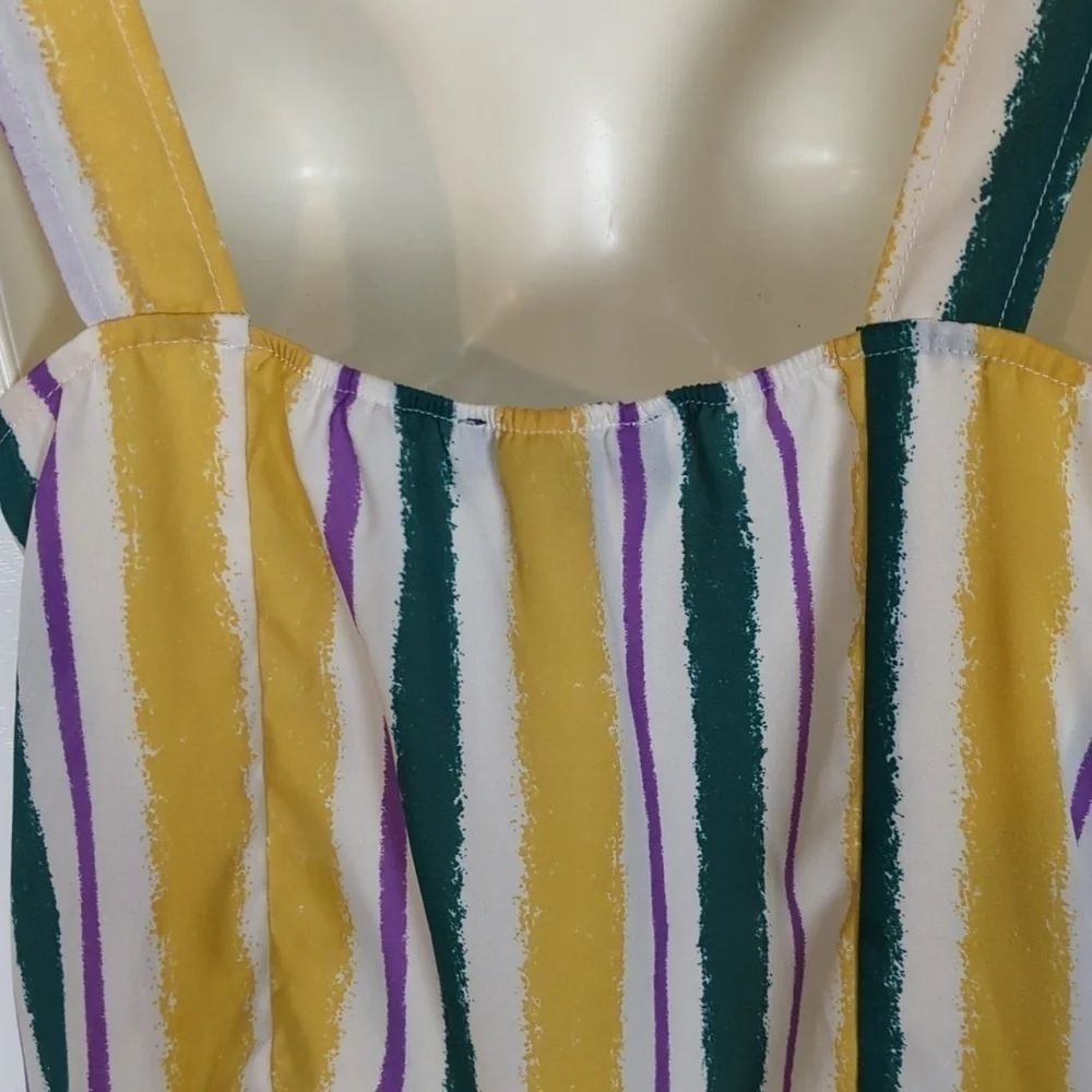 Modcloth Striped Button-Down Tank - Picture 5 of 9